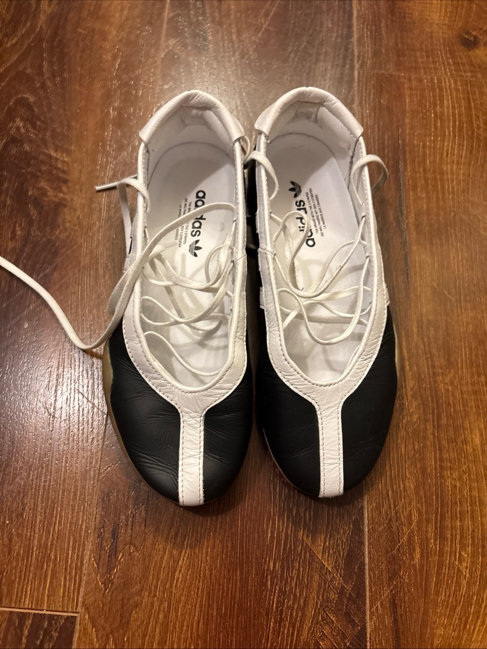adidas WMNS Taekwondo Mei Ballet Black White JR7031 Women's Size 6.5 sneaker
